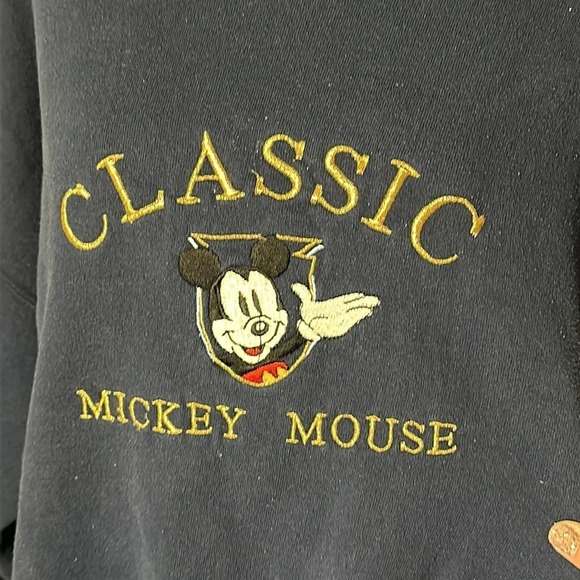 vintage Disney "Classic Mickey Mouse" embroidered sweater size xxl - Picture 3 of 4